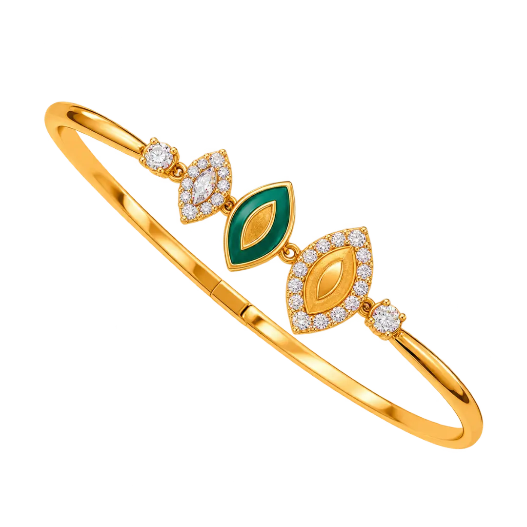Gold ring close up